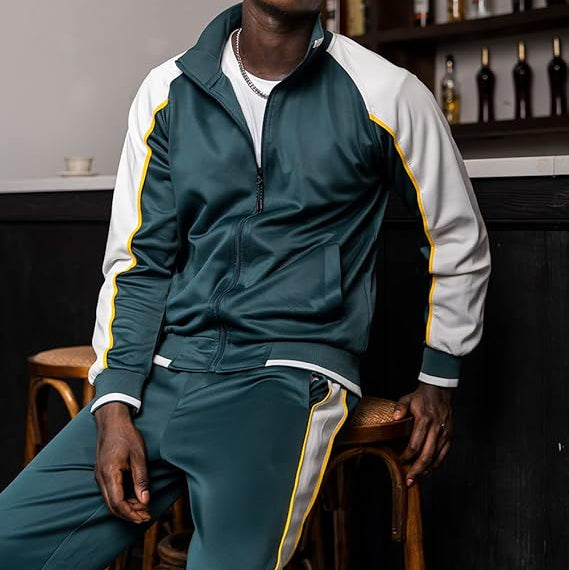 Spencer | Heren Trainingspak Set Met Ritssluiting Jas En Broek