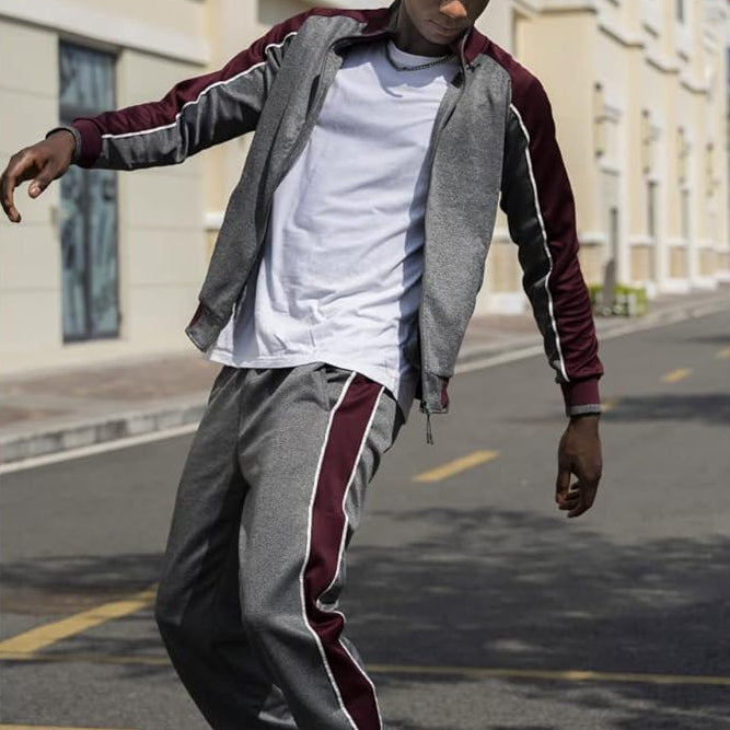 Spencer | Heren Trainingspak Set Met Ritssluiting Jas En Broek