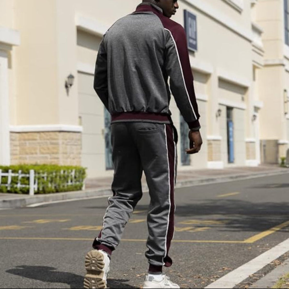 Spencer | Heren Trainingspak Set Met Ritssluiting Jas En Broek