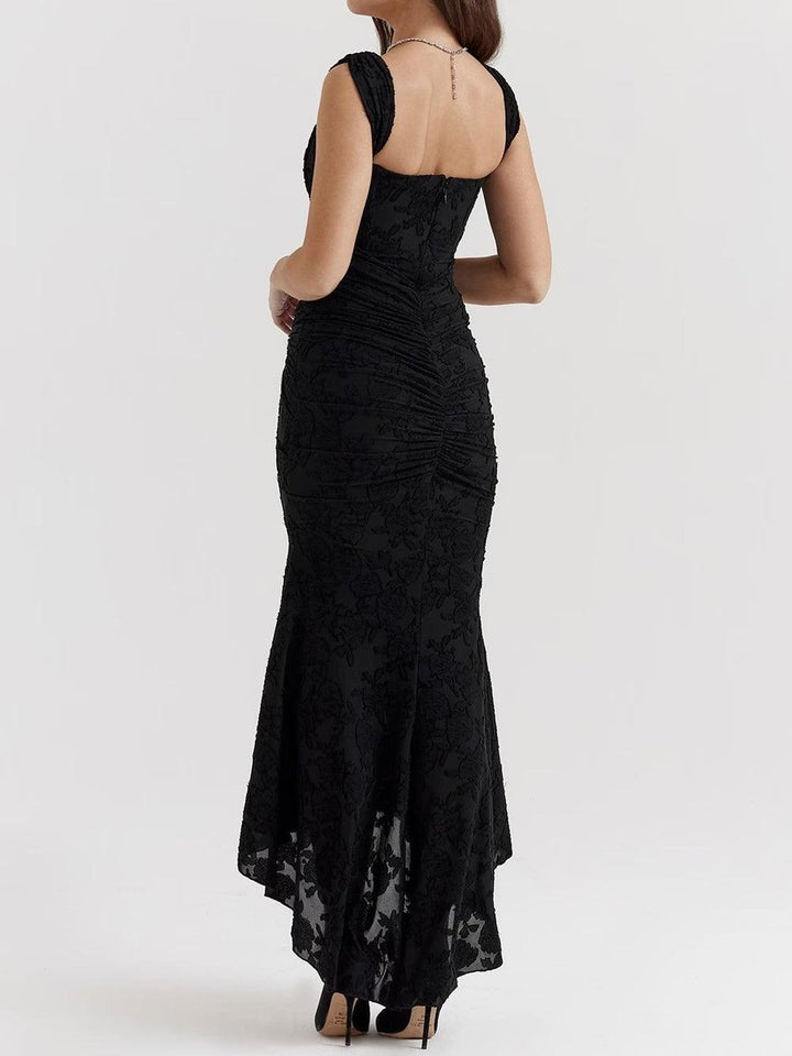 Mother of the Bride Dress Elegante Corset Mermaid Jurk met Jacquard Kant