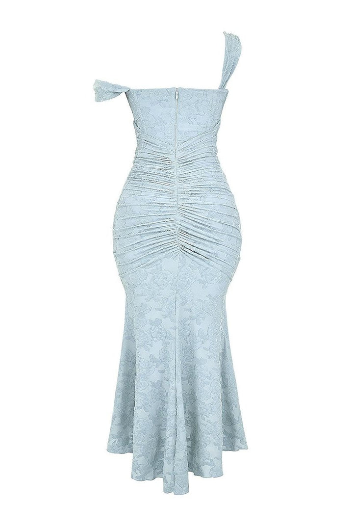 Mother of the Bride Dress Elegante Corset Mermaid Jurk met Jacquard Kant