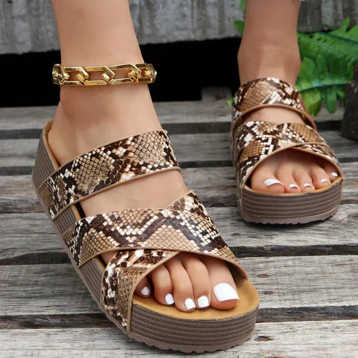 Juliet | Dames Orthopedische Plateau-Sandalen voor de Zomer