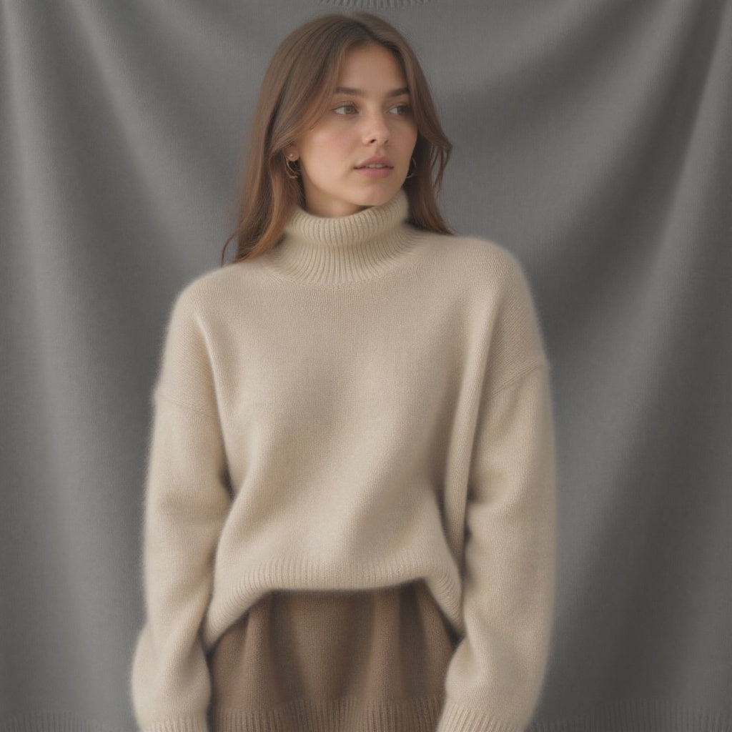 Celeste | Dames Winter Oversized Gebreide Coltrui