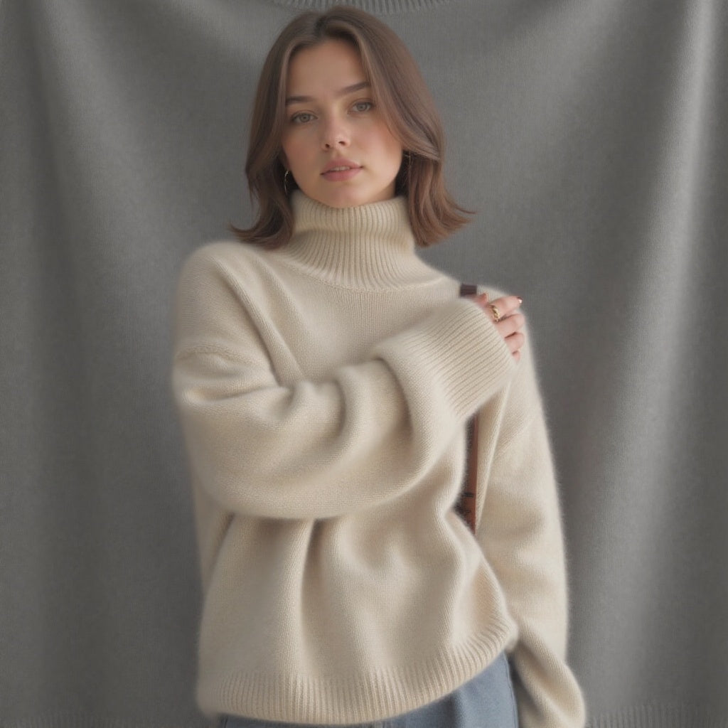 Celeste | Dames Winter Oversized Gebreide Coltrui