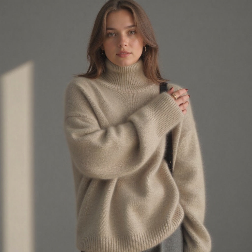 Celeste | Dames Winter Oversized Gebreide Coltrui