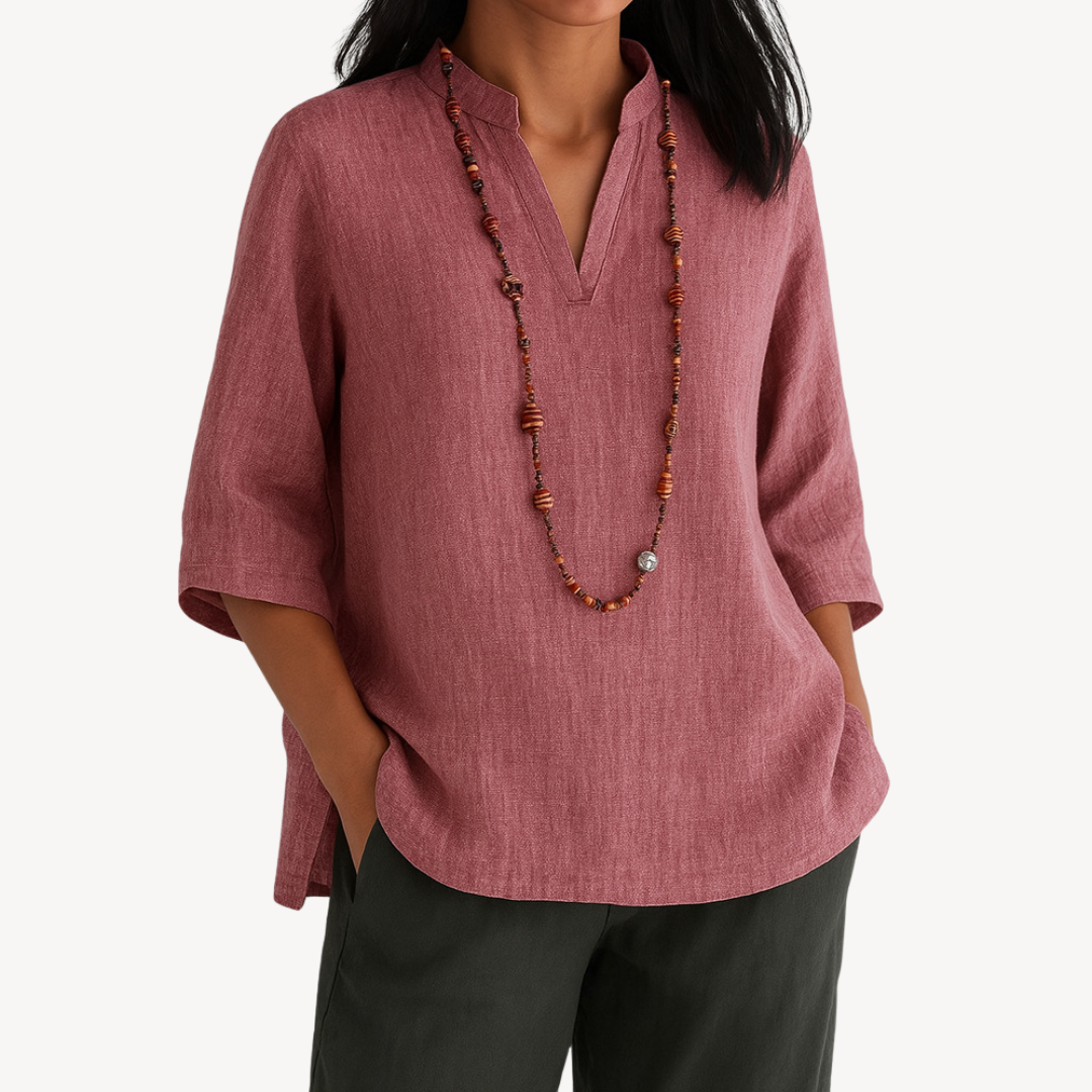 Heidi | Women’s Casual Linen Tunic Top