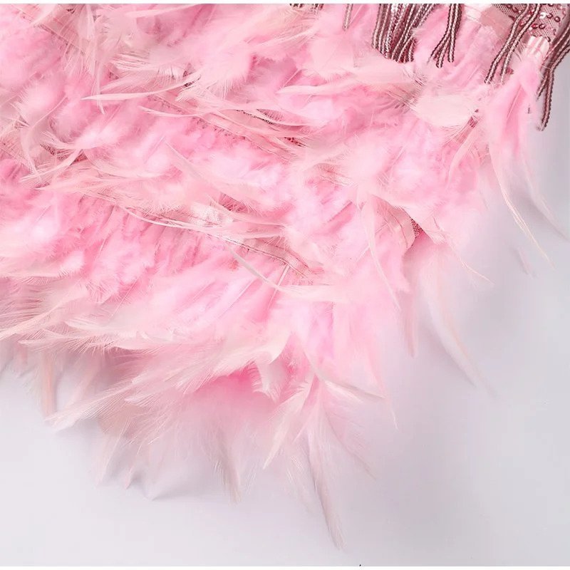 Samantha | Dames Zomer Aansluitende Cocktail Mini Jurk Met Pailletten