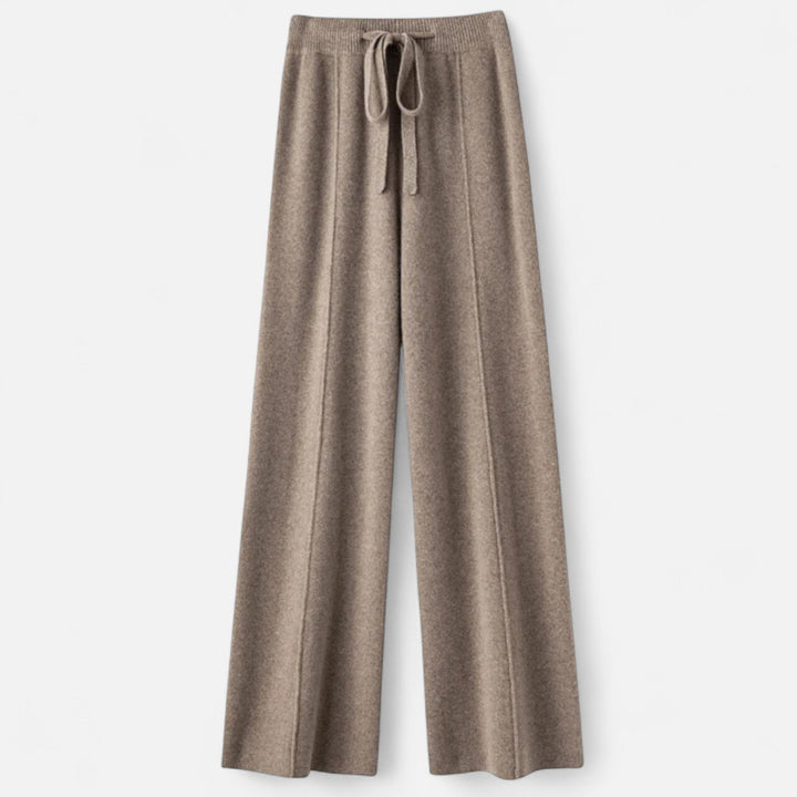 Chloe | Dames Casual Gebreide Wijde Broek