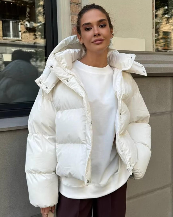 Brianna | Gewatteerde Puffer Jas met Kap voor Dames