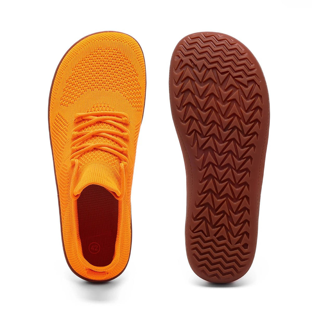 Unisex Lichtgewicht Ademende Blotevoetenschoenen - Orange