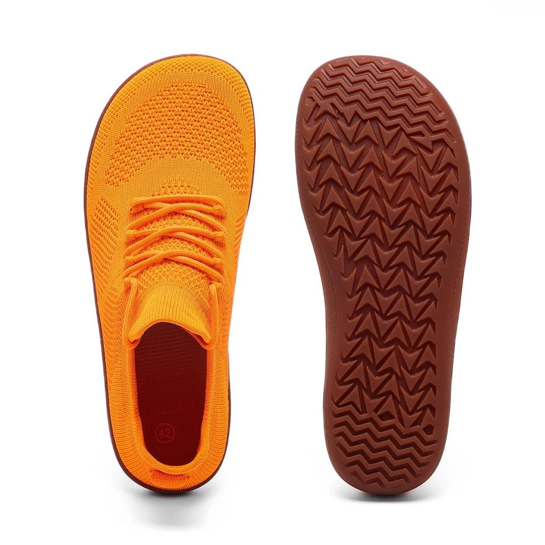 Unisex Lichtgewicht Ademende Blotevoetenschoenen - Orange