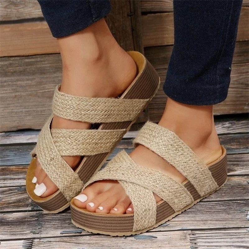 Juliet | Dames Orthopedische Plateau-Sandalen voor de Zomer