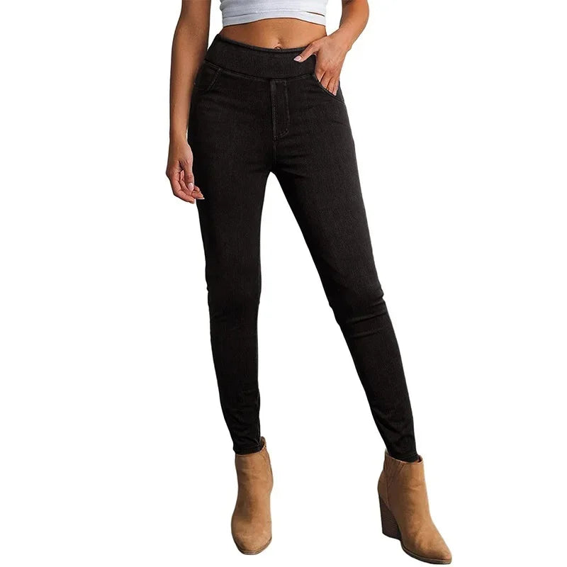 Lennox | Damesjeans in Slim-Fit met hoge taille en stretch
