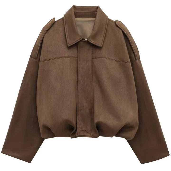 Penelope | Dames Cropped Bomberjas Met Ritssluiting