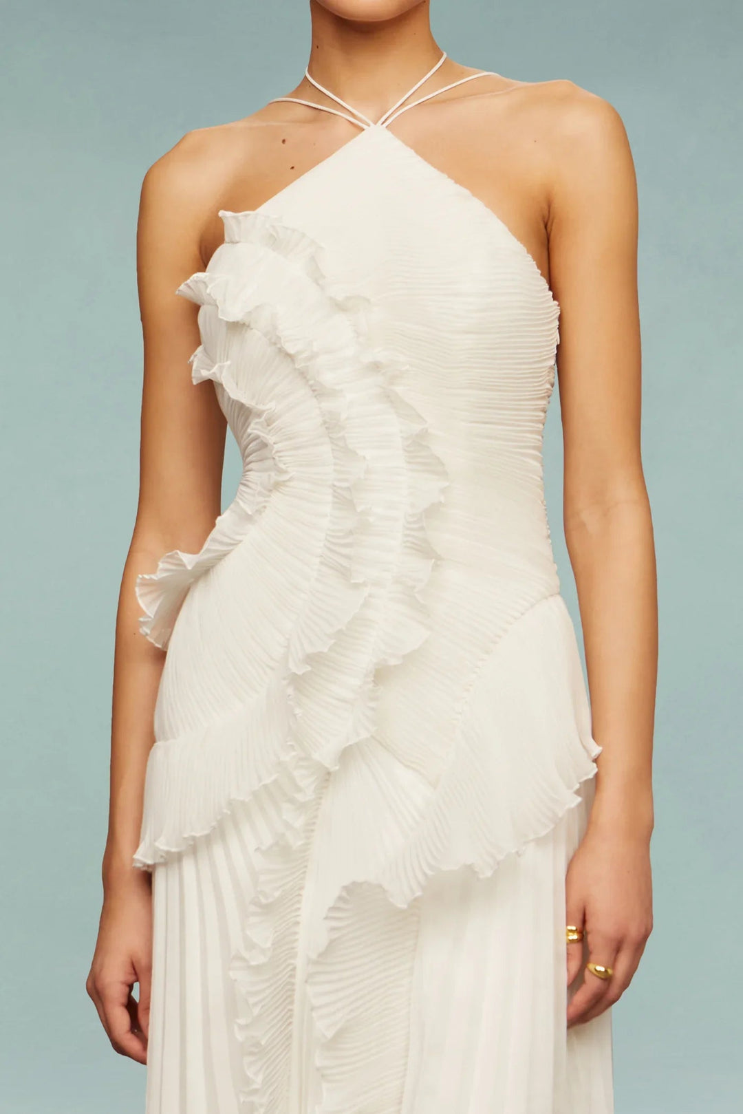 Paige | Dames One Shoulder Maxi Jurk Voor Bruiloftsgasten