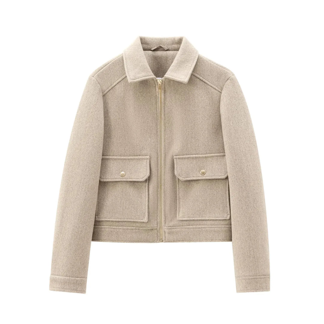 Maya | Dames Cropped Bomberjas Met Ritssluiting