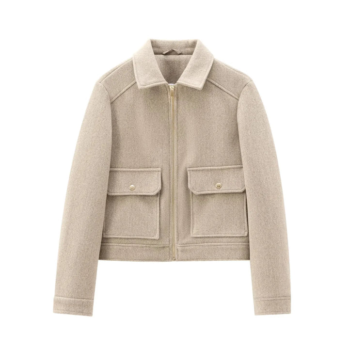 Maya | Dames Cropped Bomberjas Met Ritssluiting